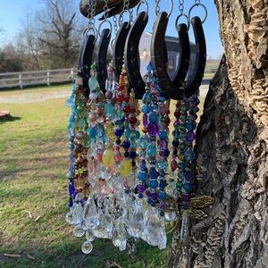 Custom Made Horseshoe Sun Catchers